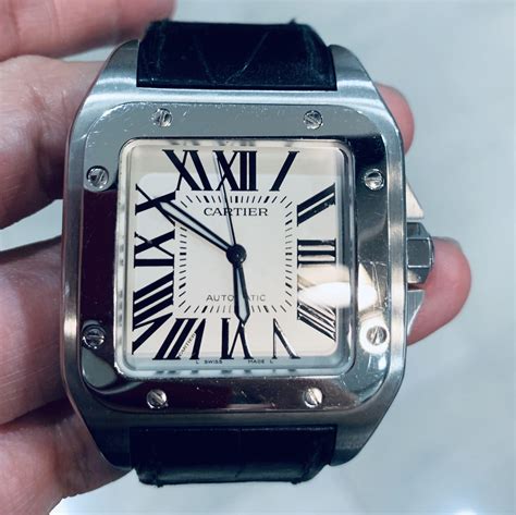 santos 100 cartier 1904 to 2004 fake|cartier santos 100 serial number.